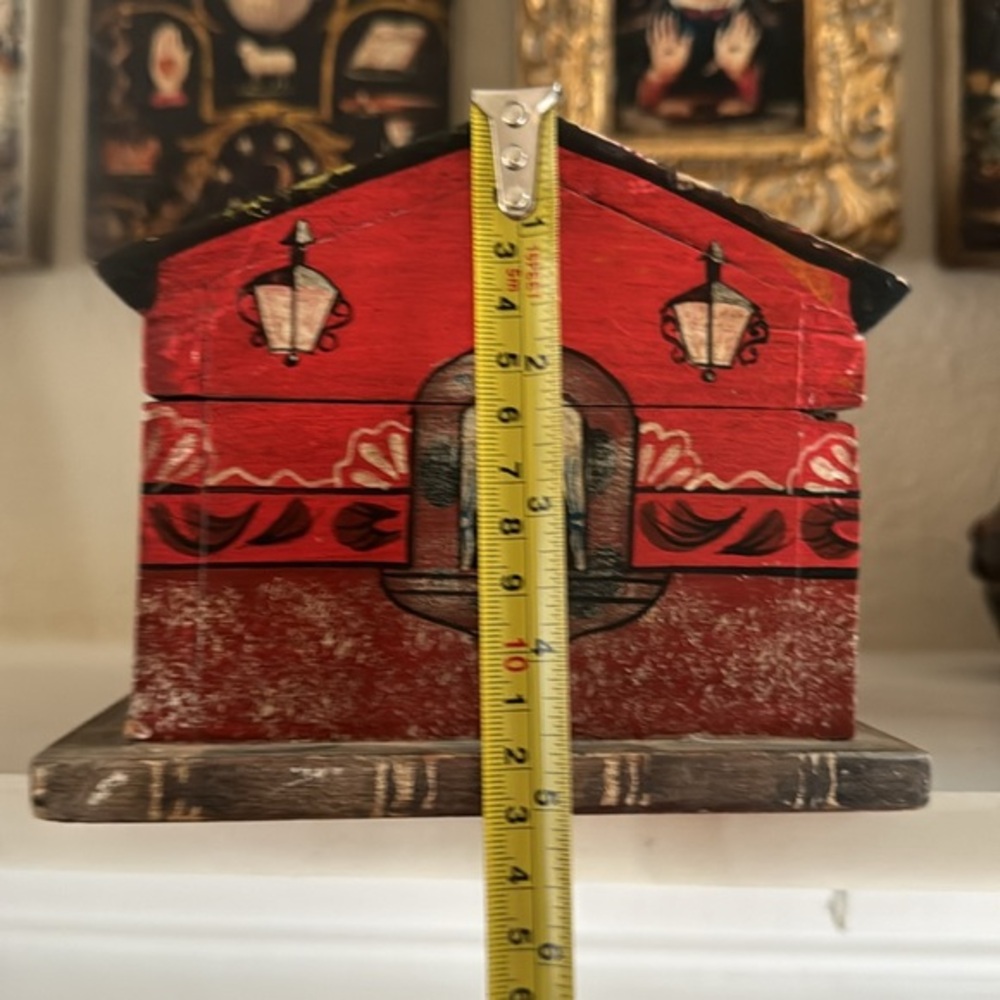 Hand Painted‎ Wood Box German/ Swiss Vintage - Picture 7 of 7